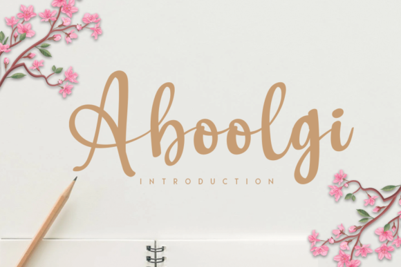Aboolgi: A Flowing Font for Creative Campaigns