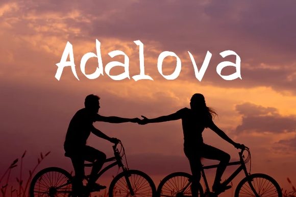 Adalova: A Friendly Handwritten Font for Web Design