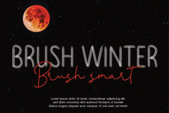Brush Winter: A Font for Polished Branding