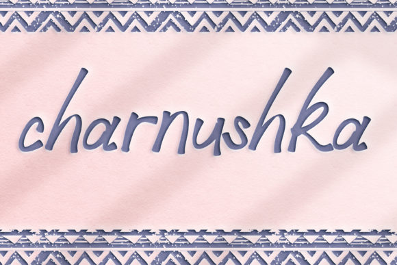 Charnushka: A Handwritten Font for Creative Campaigns