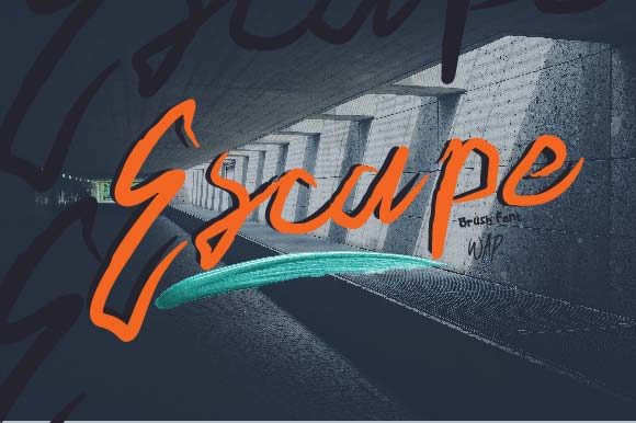 Escape: A Unique Handwritten Font