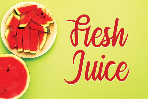 Fresh Juice: A Handwritten Typeface That Elevates Campaign Design