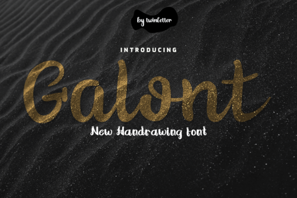 Galont: A Handwritten Font for Timeless Craft Projects