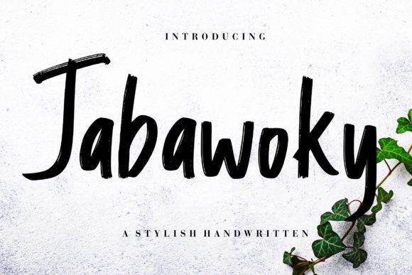 Jabawoky: A Stylish Handwritten Font