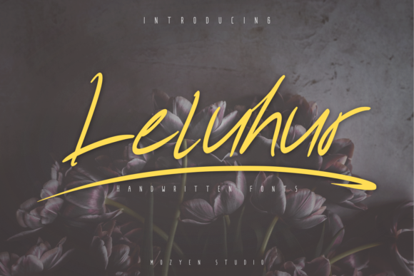 Leluhur: A Script Font for Real Projects
