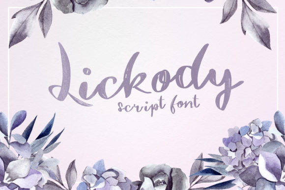 Lickody: A Quirky Handwritten Font