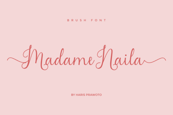 Madame Naila: A Handwritten Font for Timeless Branding