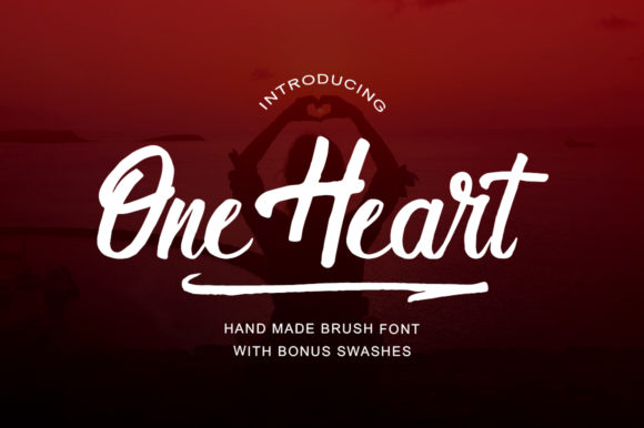 One Heart Font: Handwritten Elegance