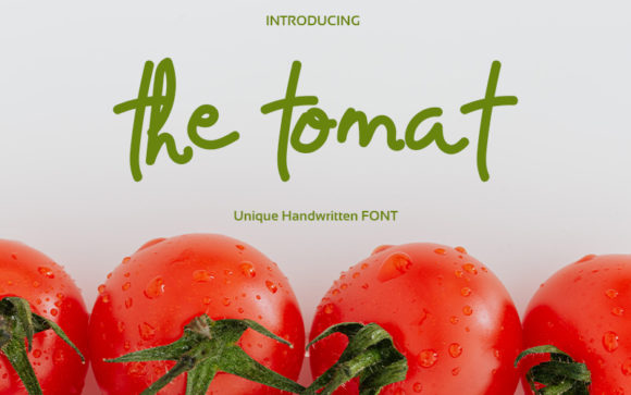 The Tomat Font: Handwritten Elegance for Web Design