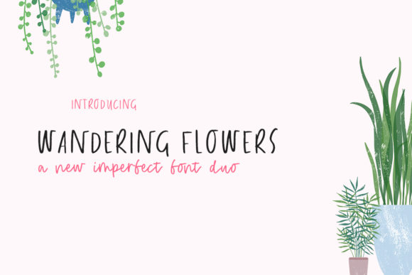 Wandering Flowers Font: Elevate Your Brand with a Unique Typeface