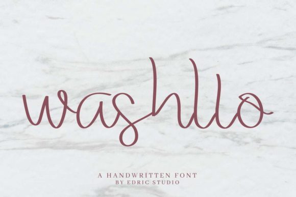 Washllo: A Unique Font for Creative Brands