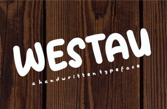 Westau: A Bold Handwritten Font