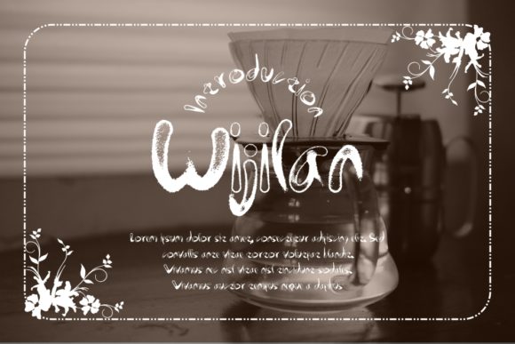 Wijilan: A Handwritten Font for Creative Web Design