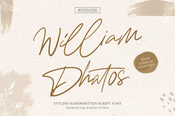 William Dhatos: A Timeless Script for Modern Design